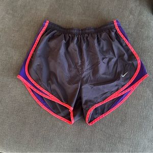 Nike Dry Fit Running Shorts Size Medium Plum Purple Coral